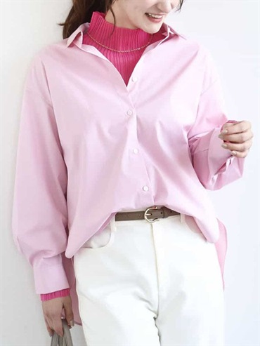 【素色】基本款襯衫[機能性/可機洗](淺粉紅色(01)/38)