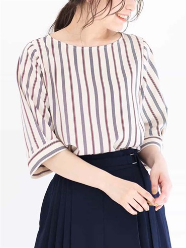 變化條紋襯衫[可機洗]