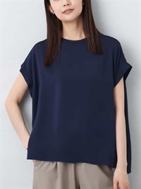霧面緞面T-Blouse[涼感]