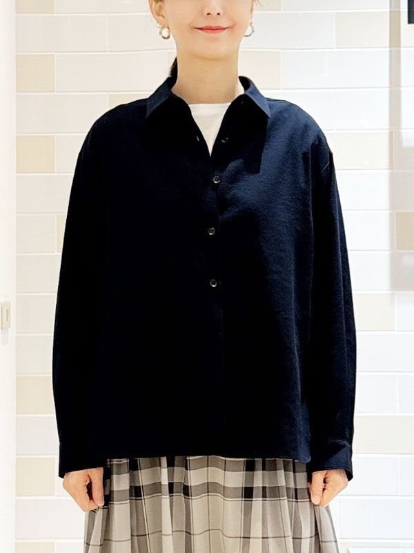 空氣感襯衫(深藍色(58)/38)