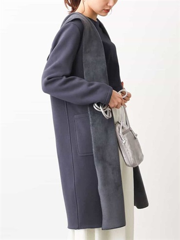 內磨毛連帽開襟衫[REVER COAT]
