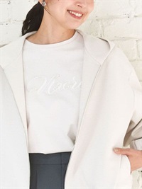 棉感羅馬布連帽上衣