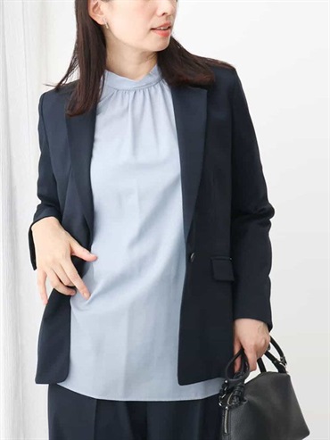 單釦西裝外套[成套搭配](海軍藍(57)/38)