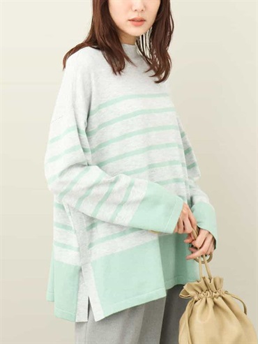 金蔥條紋針織衫