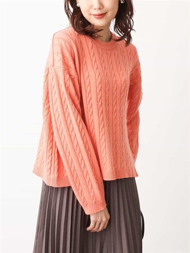 麻花編織針織衫