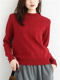 迷你麻花編織針織衫