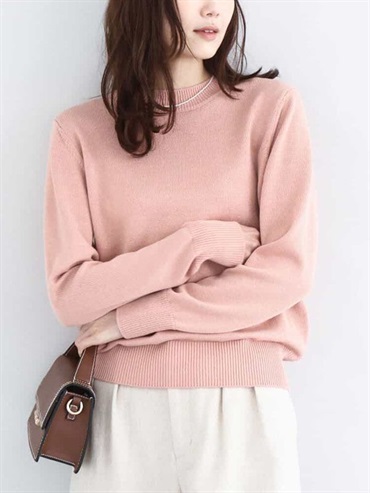 高質感亮絲針織衫(桔色(15)/38)