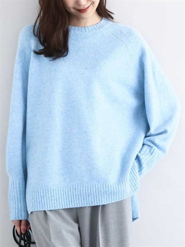 迷你亮片針織衫(天藍色(50)/38)