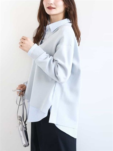 翻領橄欖球風針織衫