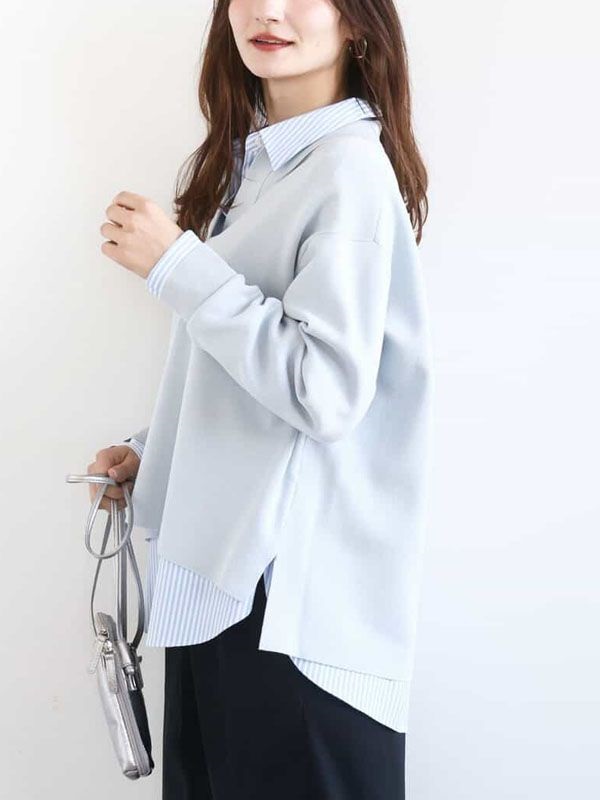 翻領橄欖球風針織衫