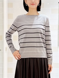 條紋針織衫