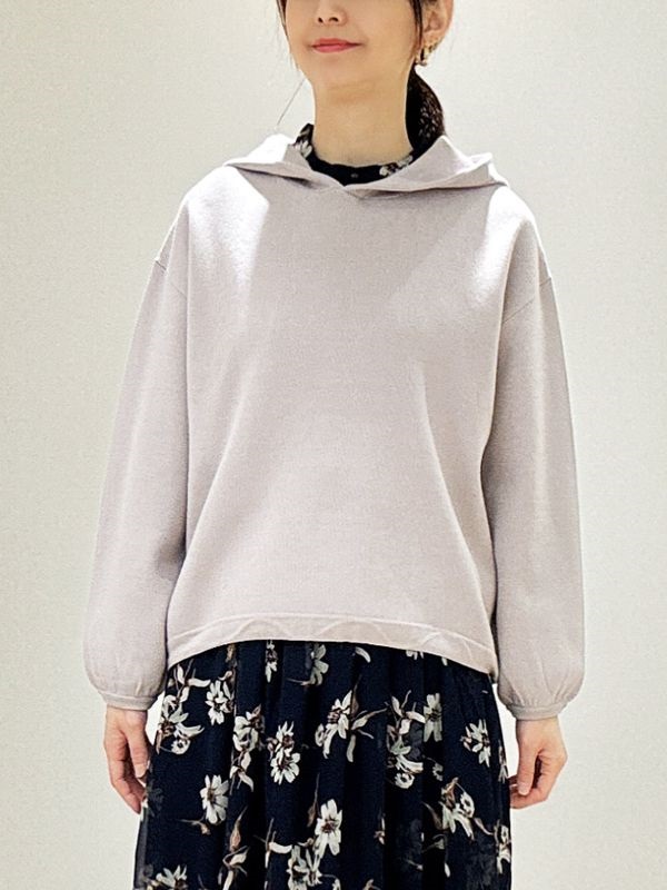 連帽針織衫(淺灰色(91)/38)