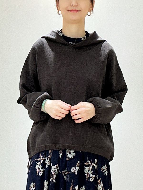 連帽針織衫(深灰色(93)/38)