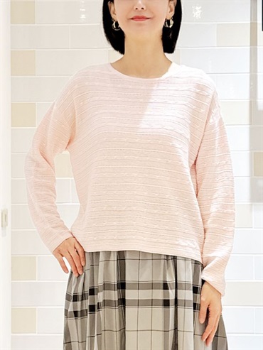 麻花編針織衫(粉紅色(02)/38)