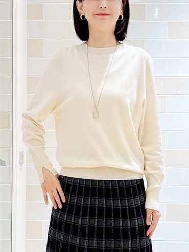 柔美針織衫 【無接縫製法】(黃色(20)/38)