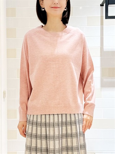 拉克蘭袖針織衫(粉紅色(02)/38)