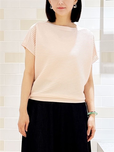 凹凸條紋組織針織衫