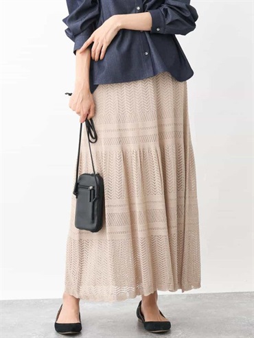 鉤織變化針織裙