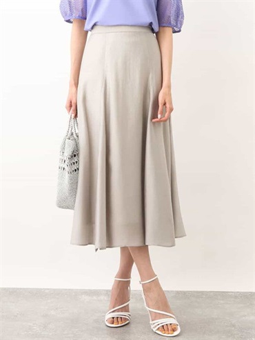 份量感喇叭裙[成套搭配](米色(82)/38)