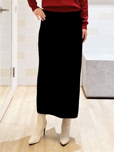 優雅針織裙(黑色(94)/38)