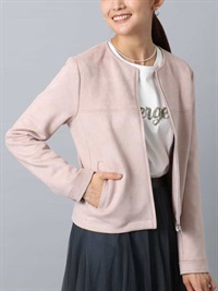 【熱銷】仿麂皮短版布勞森