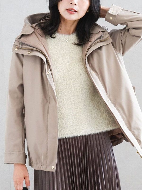 連帽布勞森[羽絨內裏/防潑水]