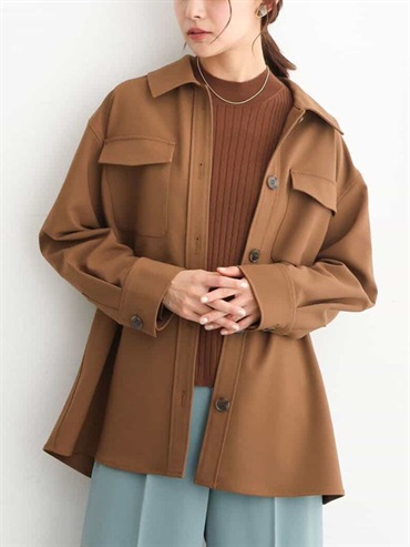 斜紋襯衫式外套