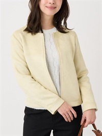 【熱銷】仿麂皮短版布勞森