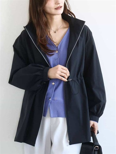 2WAY中長版布勞森[高密度平織](海軍藍(57)/38)