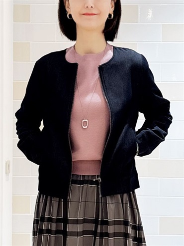 圓領內刷毛外套(黑色(94)/38)