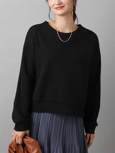 太空棉短版上衣[可機洗](黑色(94)/38)