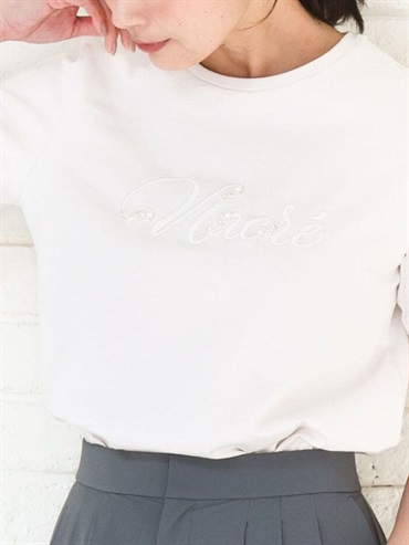 棉感羅馬布上衣(米色(82)/38)