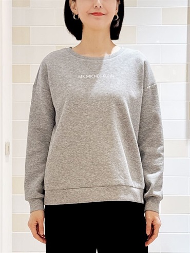 LOGO經典棉質上衣(淺灰色(91)/38)