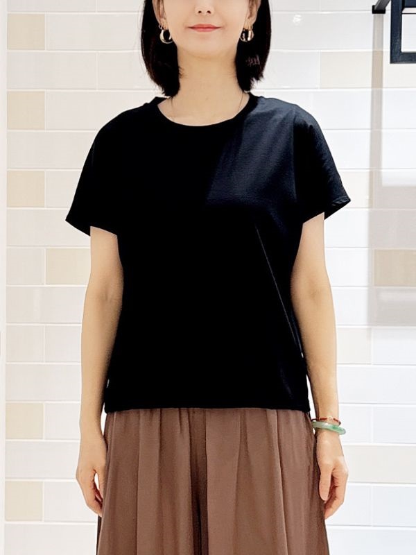 下擺抽繩LOGO設計上衣[可機洗](黑色(94)/38)
