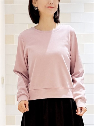 太空棉短版上衣(淺藍紫色(62)/38)