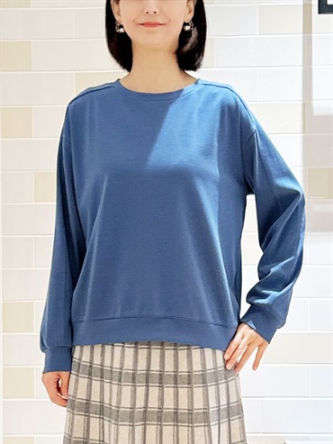 太空棉寬版上衣(藍色(55)/38)