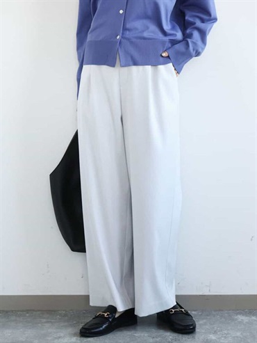 TR彈性寬褲(淺灰色(91)/38)