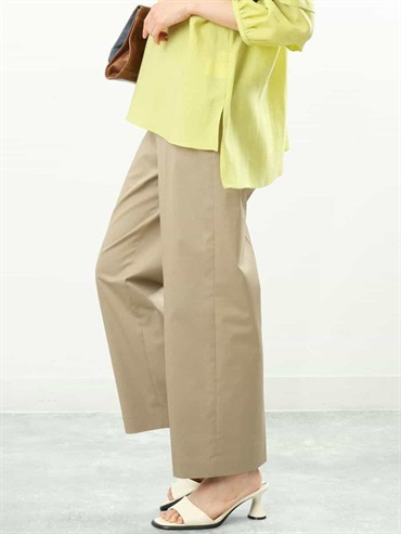 斜紋直筒寬褲