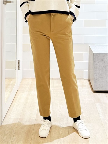 基本款九分褲(咖啡色(85)/38)