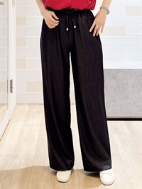 【熱銷】輕鬆優雅寬褲[涼感素材]