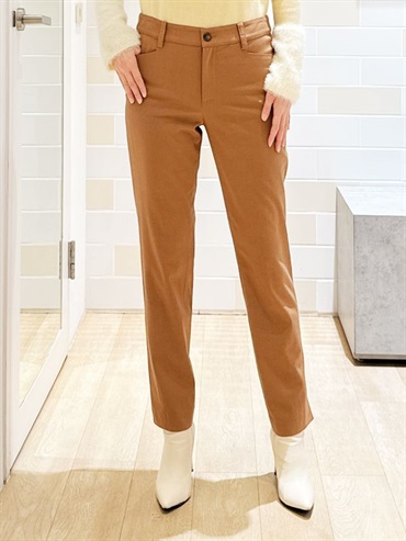 經典基本款九分褲(咖啡色(85)/38)