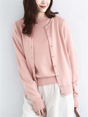 高質感亮絲開襟衫(桔色(15)/38)