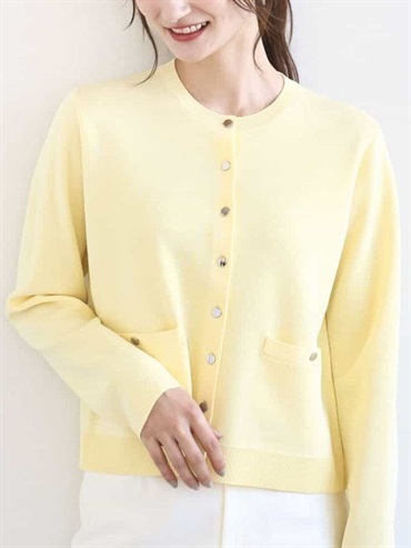 西裝感針織開襟衫