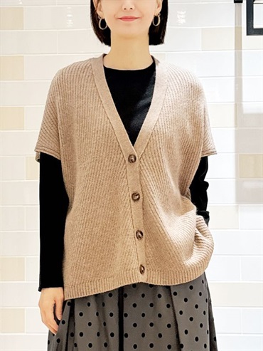 針織背心(駝色(83)/38)