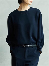 無領設計襯衫[成套搭配]