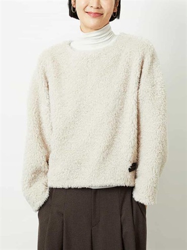 泰迪絨感套頭上衣(淺灰色(91)/38)