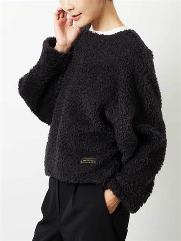 泰迪絨感套頭上衣(深灰色(93)/38)