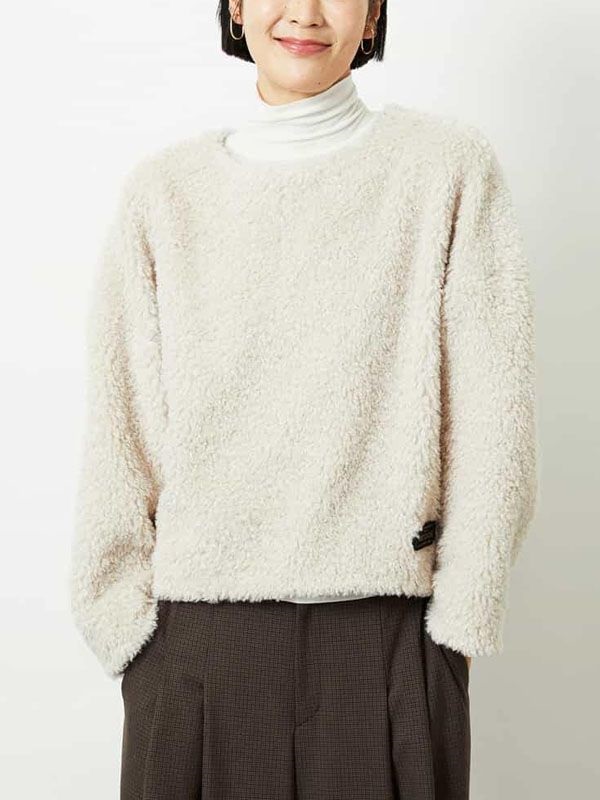 泰迪絨感套頭上衣