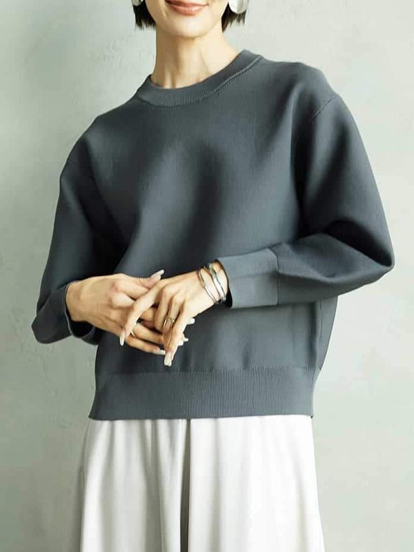 仿棉質針織上衣