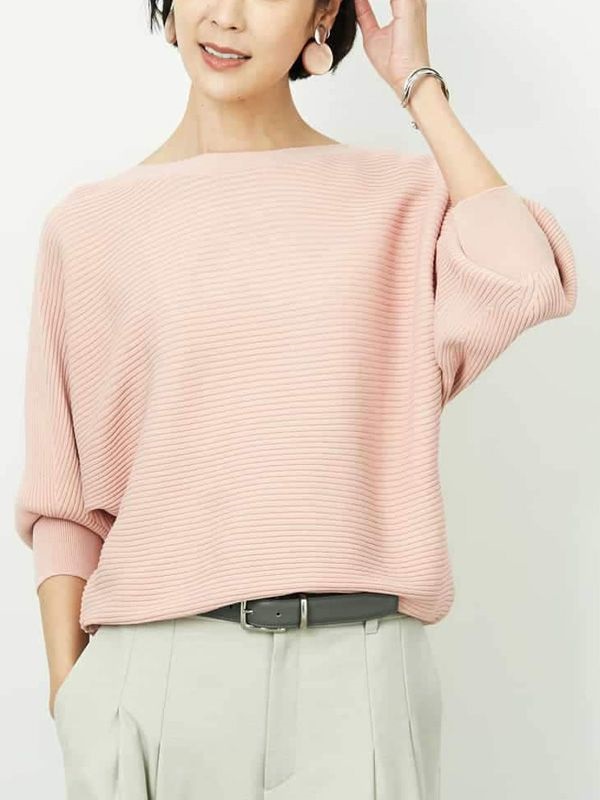 【經典】連袖針織衫[無接縫/日本製]